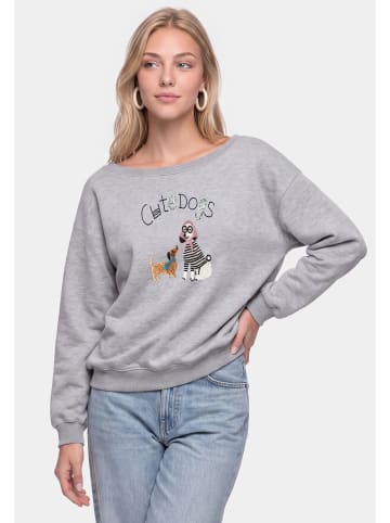 myMo Women Sweatshirt in Grey