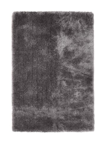 Kayoom Hochflor Teppich Royal 110 in silber - rechteckig