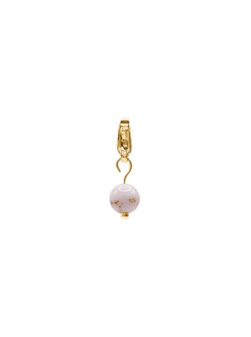 Steel_Art Charm Damen mit Perle Helmi goldfarben in goldfarben