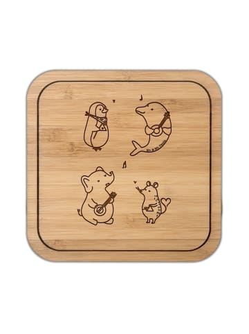 Mr. & Mrs. Panda Bierdeckel Big Einheit ohne Spruch in Transparent