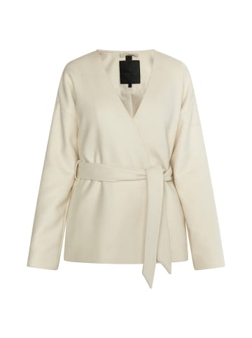 DreiMaster Klassik Damen Übergangsjacke Aus Wollgemisch in Wollweiss