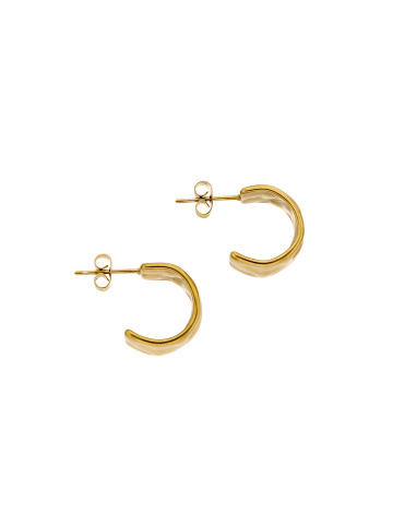 usha WHITE LABEL Women Earrings With Butterfly Clutch in Gold