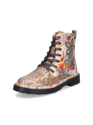 LAURA VITA Schnürboot Incaso in Beige Multi