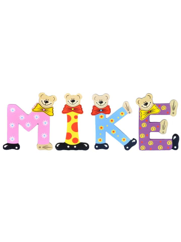 Playshoes Deko-Buchstaben "MIKE" in bunt