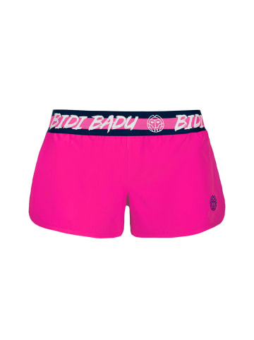 BIDI BADU Tiida Tech 2 In 1 Shorts - neon green/pink in pink/dunkelblau