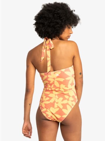 Quiksilver Badeanzug mit Neckholder in Senfgelb