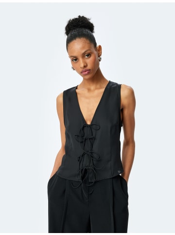 KOTON BLUSE SS in Schwarz