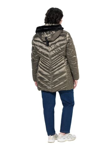 Ulla Popken Steppjacke in blassbraun