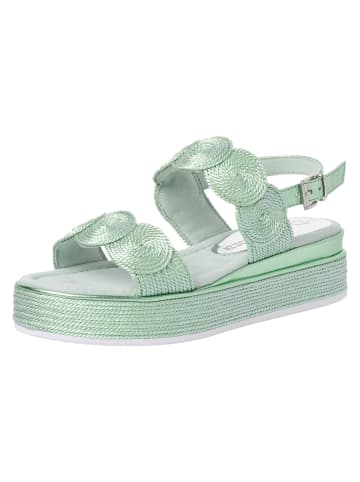 Marco Tozzi Sandalette in MINT METALLIC