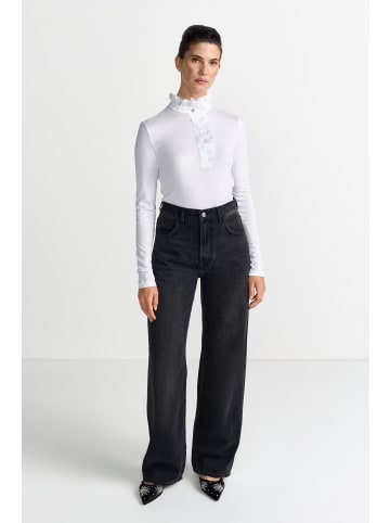 Rich & Royal Shirt Mat Mix in weiß