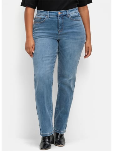 sheego Jeans in blue denim