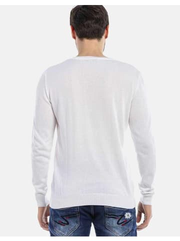 Cipo & Baxx Pullover in WHITE