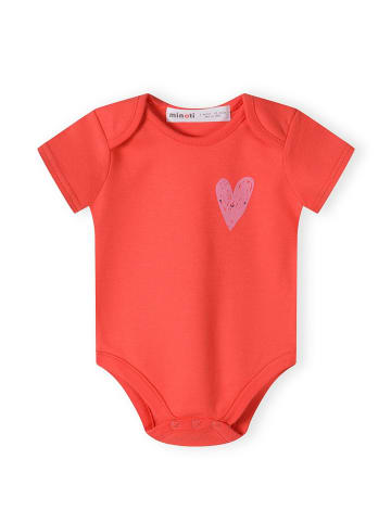 Minoti 4tlg. Set: Kurzarmbody 16mbaby 10 in rot