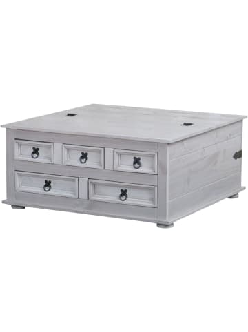 ebuy24 Couchtisch New Mexico Grau 92 x 92 cm