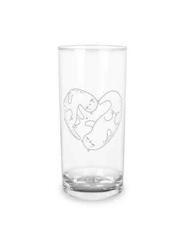 Mr. & Mrs. Panda Wasserglas Otter Valentine ohne Spruch in Transparent
