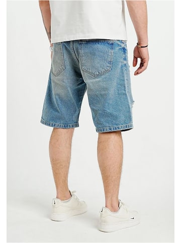 2Y Premium 2Y Premium 2Y Premium Distressed Shorts in blue