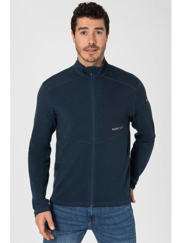 super.natural Merino Jacke in blau