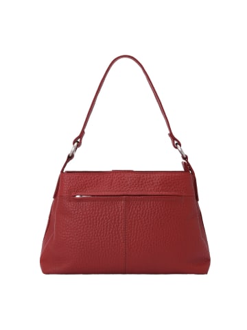 VLD VOi Leather Design Hirsch Schultertasche Leder 29.5 cm in granat