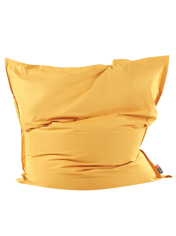 Beliani Sitzsack FUZZY in Gelb - (W) 180 x (H) 20 x (L) 230 cm
