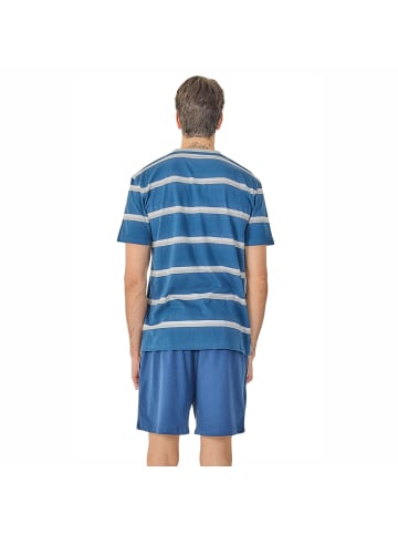 J and J Brothers Schlafanzug in Blue
