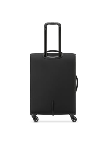 Roncato Metropolitan 4 Rollen Trolley 66 cm mit Dehnfalte in black