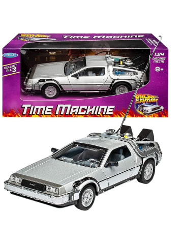 Welly Auto Delorean DMC Zeitmaschine | Zurück in die Zukunft | Die-Cast