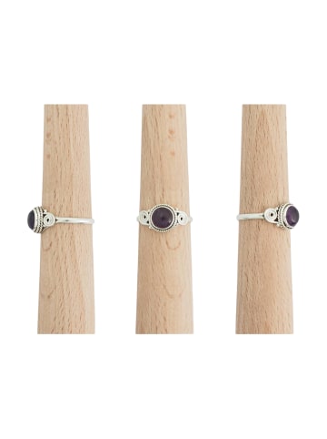 mantraroma 925er Silber - Ringe mit Amethyst