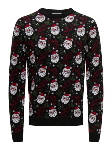 ONLY & SONS Strickpullover in Black