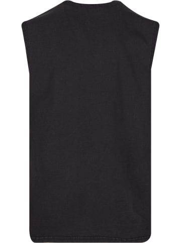 STARTER Tank-Tops in acid black washed