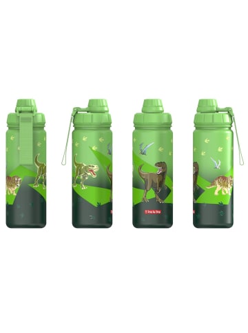 Step by Step Isolierte Edelstahl-Trinkflasche in Dino