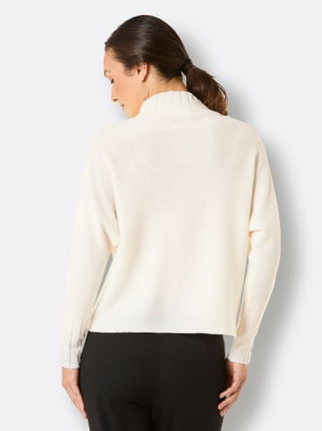 creation L Wollpullover in ecru