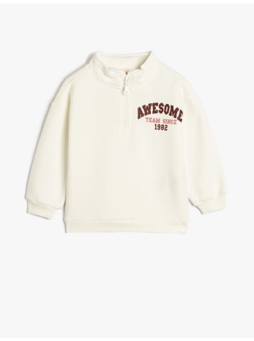 KOTON Sweatshirt in Ekru