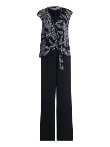 Vera Mont Jumpsuit im Layer Look in Patch Dark Blue/Dark Blue