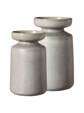 Ritzenhoff & Breker 2er Set Vasen-Set Imperia grau in grau