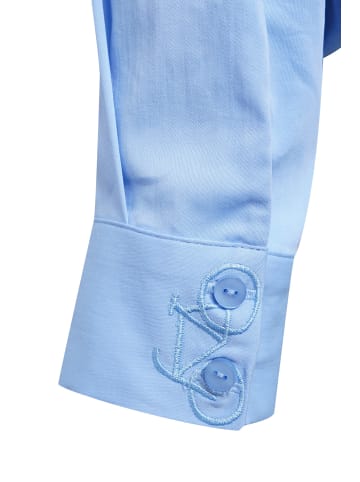 Smith&Soul Bluse Ballon Saum in Light Blue