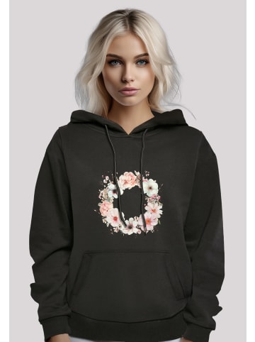 F4NT4STIC Hoodie Rosa Blumenkranz in schwarz