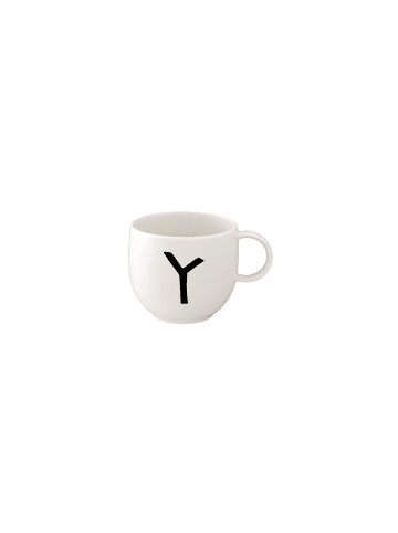 Villeroy & Boch Kaffeebecher Letters 330 ml in weiß