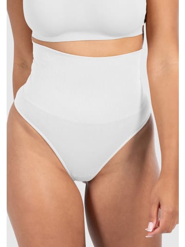 SMILODOX High Waist String Nysa in Weiß