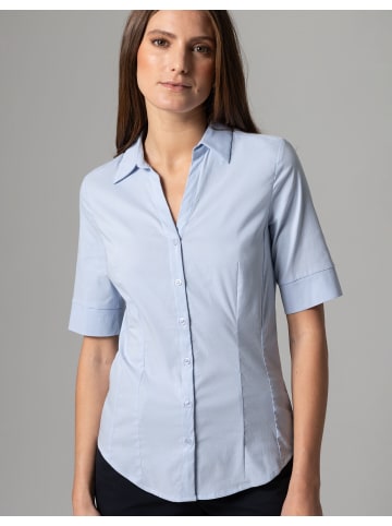 More & More Baumwollstretchbluse in italian blue