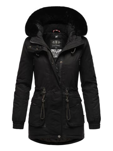 Navahoo Wintermantel Olessaa in Black