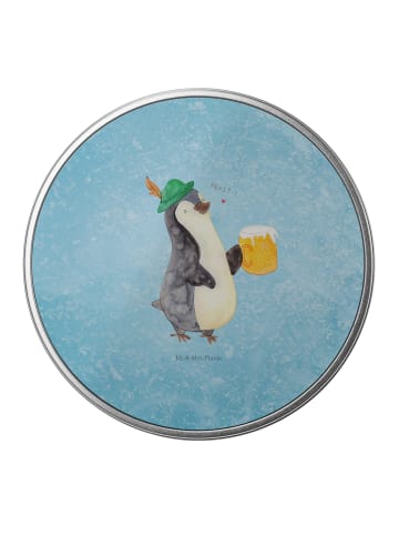 Mr. & Mrs. Panda Keksdose Pinguin Bier ohne Spruch in Eisblau