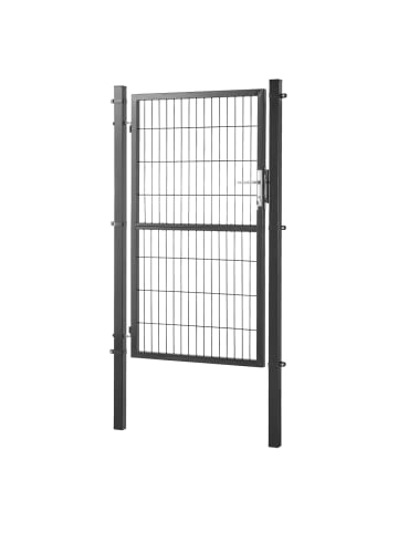 SONGMICS Gartentor Patya in Grau - (B)106 x (H)230 x (T)6 cm