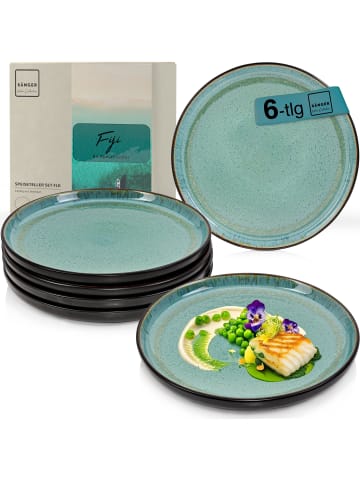 Sänger Speiseteller Set Fiji - 6 teilig aus Steingut