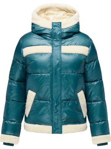 ragwear Winterjacke Editah Shiny YOUMODO in Ocean Green