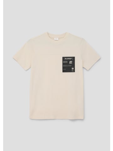 s.Oliver T-Shirt kurzarm in Beige