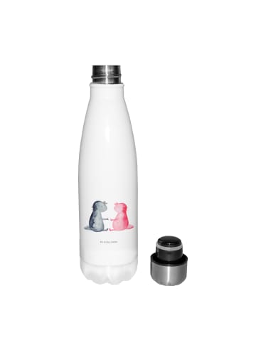 Mr. & Mrs. Panda Thermo Trinkflasche Axolotl Liebe ohne Spruch in Weiß
