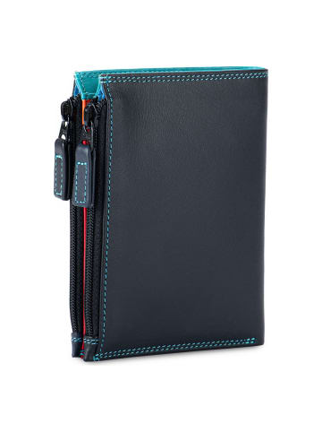 MYWALIT Geldbörse RFID Schutz Leder 9 cm black-pace