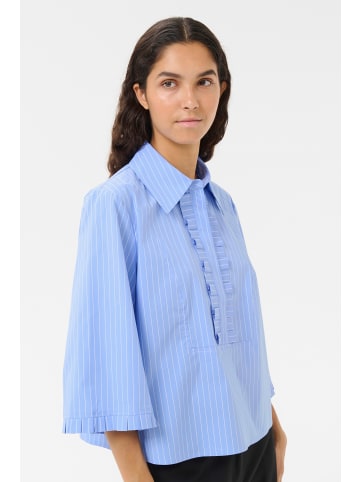 Karen By Simonsen Kurzarmhemd KBAmy Baggy fit in Della Robbia Blue stripe