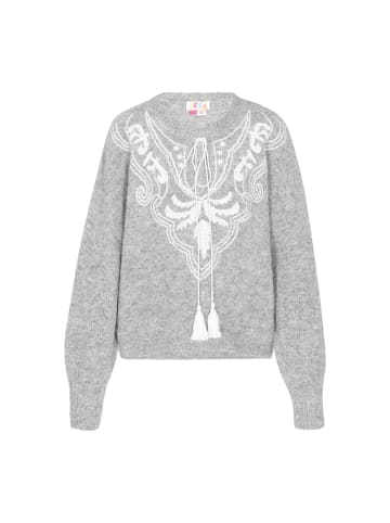 IZIA Sweater in light grey melange