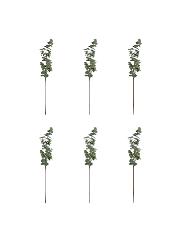 Butlers Kunstblume FLORISTA Eukalyptus 6er-Set in Grün